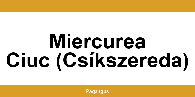 Contacte imediate Ship & Go Cargus din Miercurea Ciuc (Csíkszereda)