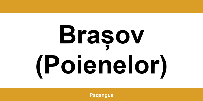 Contacte imediate Ship & Go Cargus din Brașov (Poienelor)
